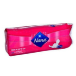 10 فوطة صحية ماكسي  نانا 10 ملم
